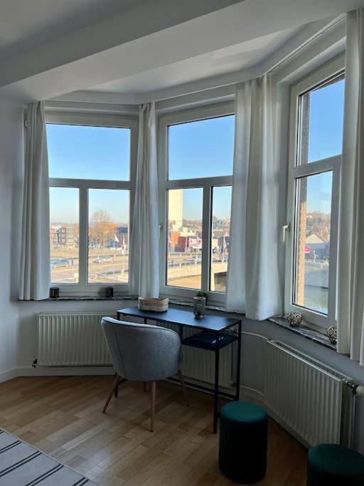 Bellevue - Grand Appartement Pour 5 Sur Les Quais De La Meuse Liège Exterior foto